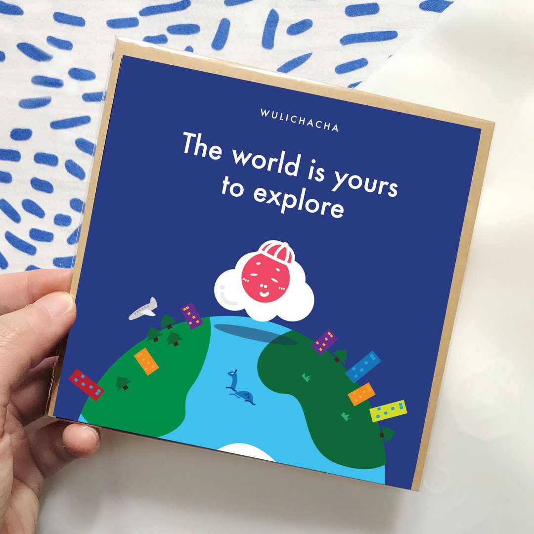 The world is yours to explore 心意卡 - 卡片/明信片 - 纸 