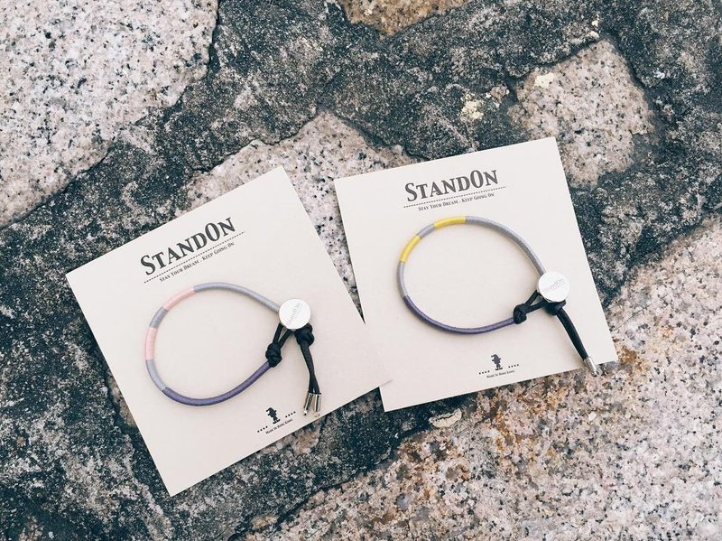 | StandOn | 车线特制手环 Independence Collection - 手链/手环 - 绣线 灰色
