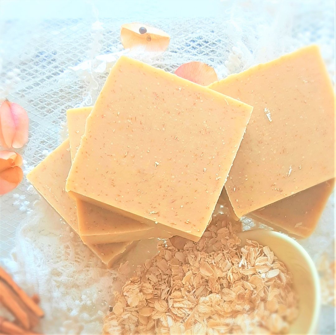燕麦乳木蛋油100%牛奶皂 - 沐浴用品 - 其他材质 白色