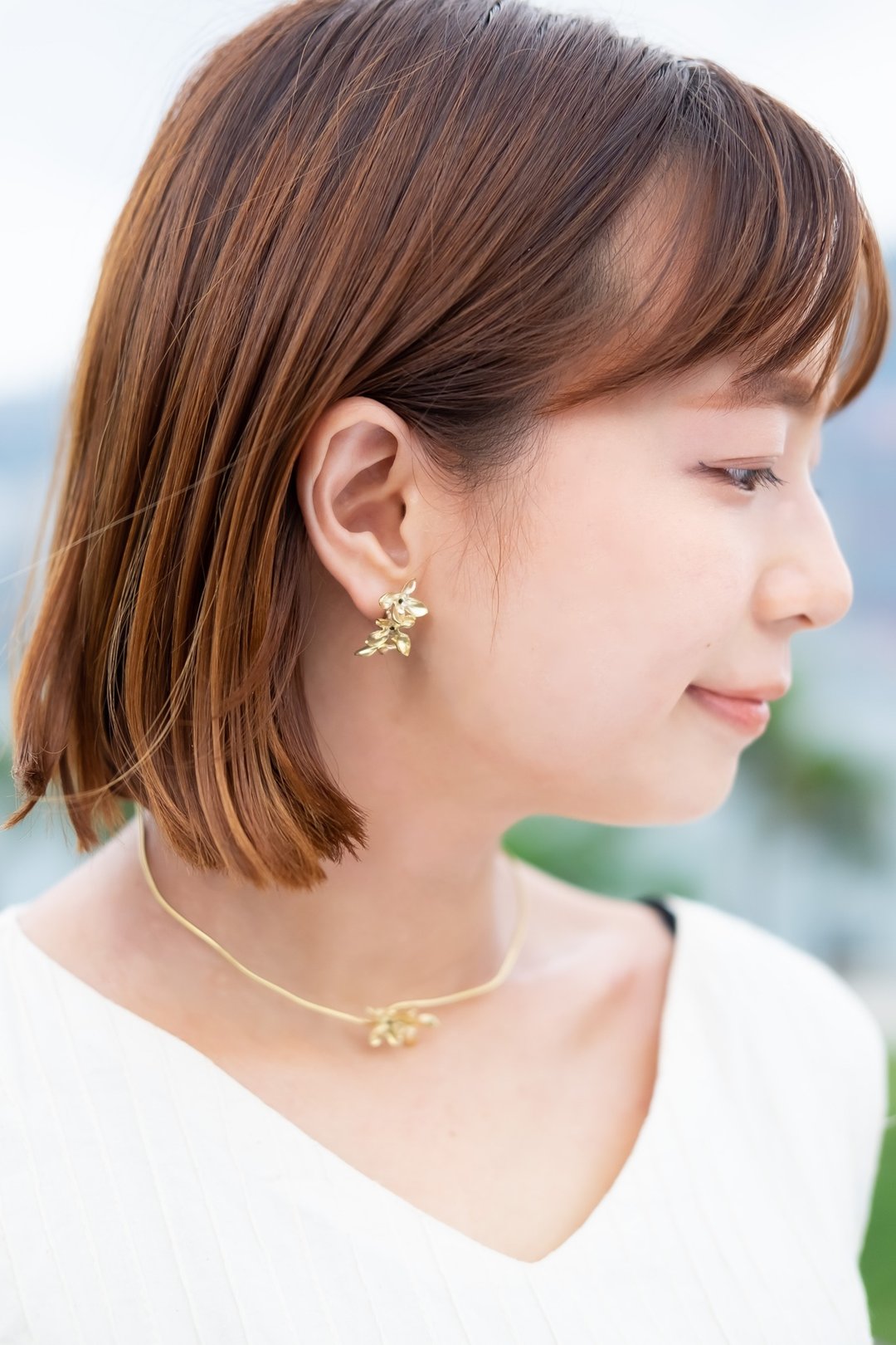 丁香花 麝香花 耳环 Lilacs Earrings - 耳环/耳夹 - 纯银 