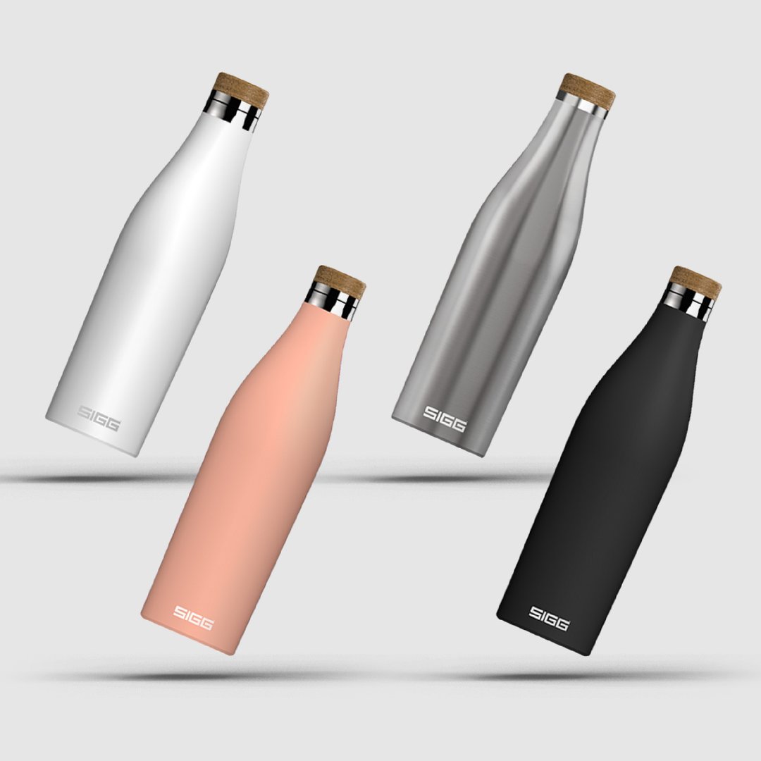 超值组合 - 瑞士百年 SIGG 纤体竹盖保温瓶 500 ml (买一送一) - 保温瓶/保温杯 - 不锈钢 多色