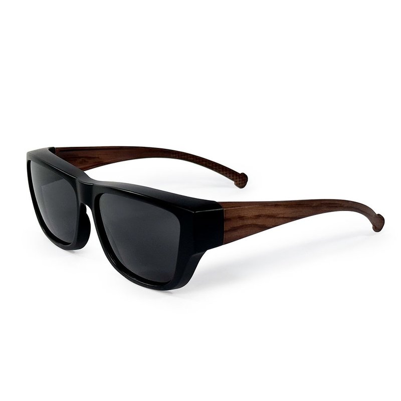 【ACEKA】TRENDY 黑曜曦光全罩式偏光墨镜(包覆式套镜) 太阳眼镜 - 墨镜 - 其他材质 