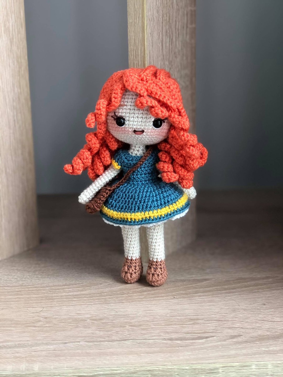 Crochet doll , merida princess , princess doll , amigurumi , doll , toy - 玩偶/公仔 - 其他材质 多色