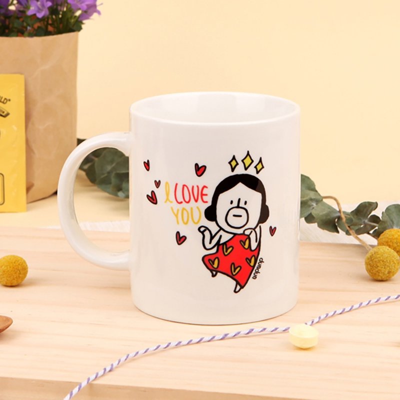 Hello DunDun 哈啰登登系列 马克杯02.love you - 咖啡杯/马克杯 - 瓷 