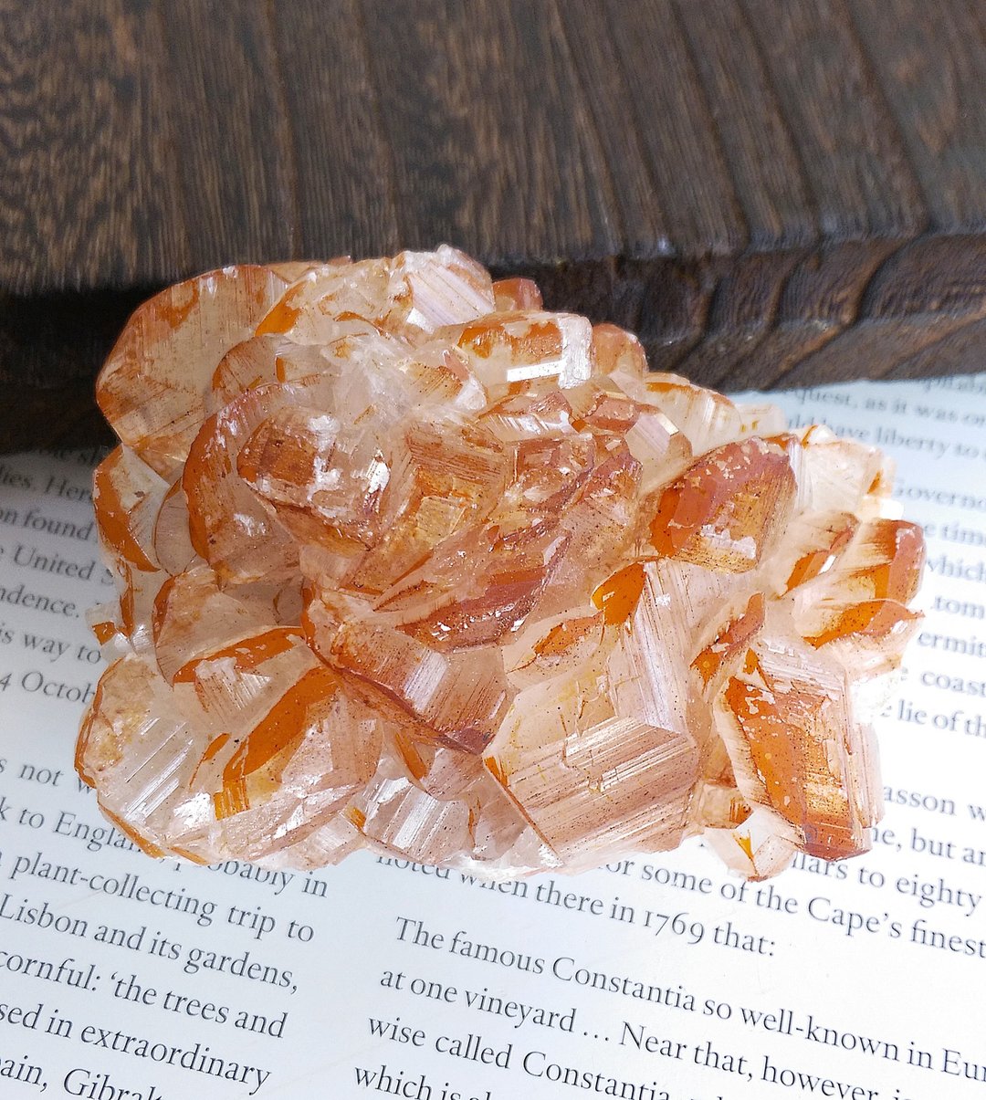 Calcite 湖北产地 红方解石 奔驰奔驰方解石 天然矿石 原矿 - 摆饰 - 其他材质 