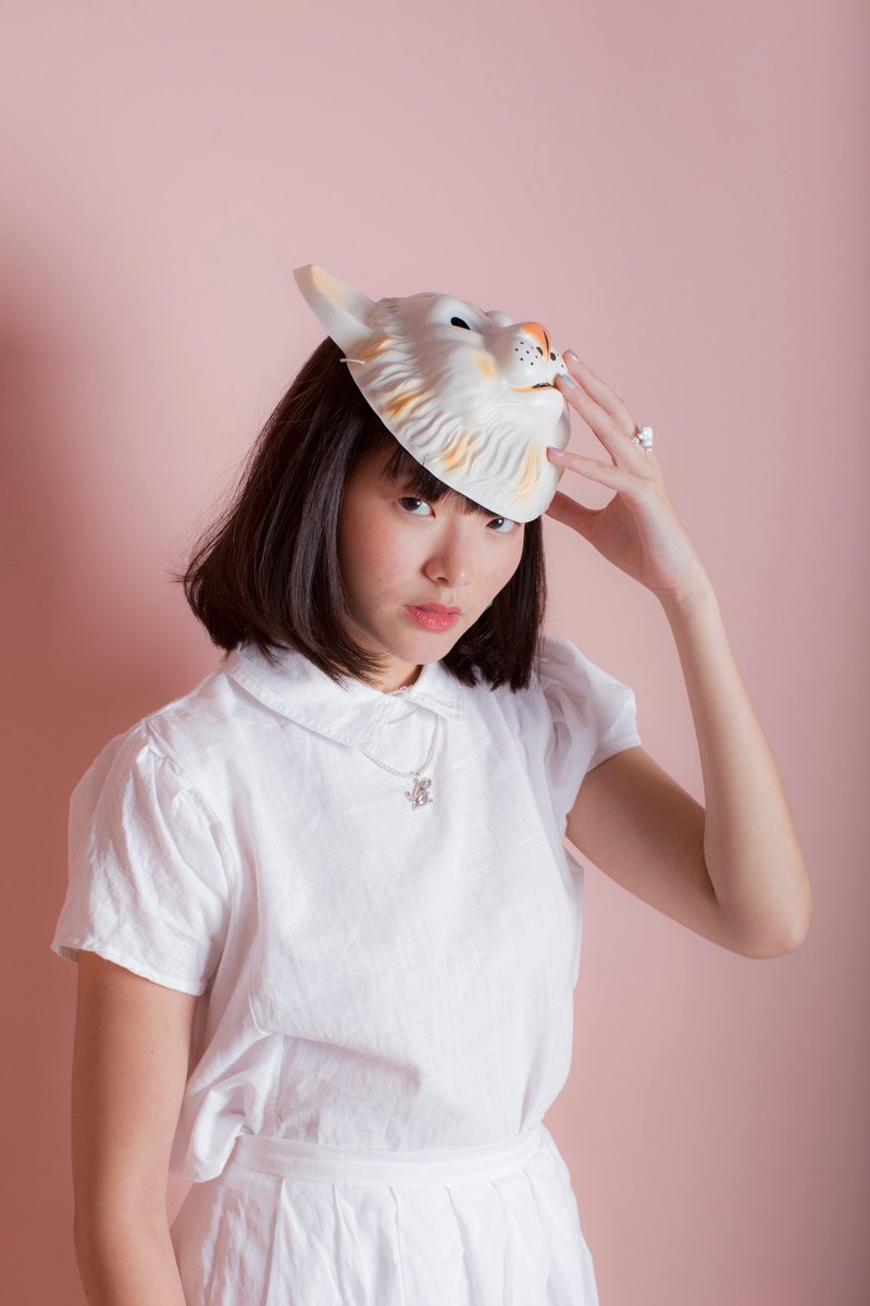 Pearl Necklace 2 layers with Moomin Pendant - 项链 - 其他金属 白色