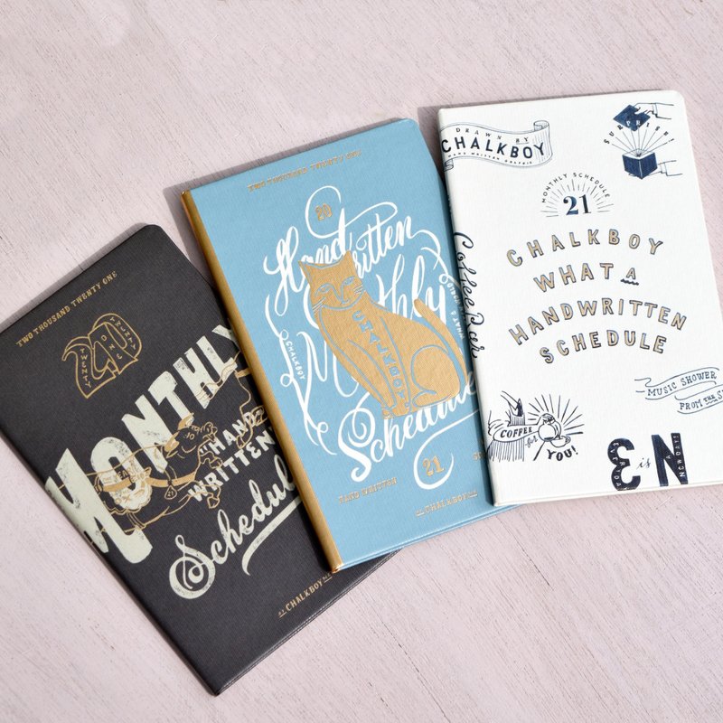CHALKBOY 2021 Schedule Book - 笔记本/手帐 - 纸 多色