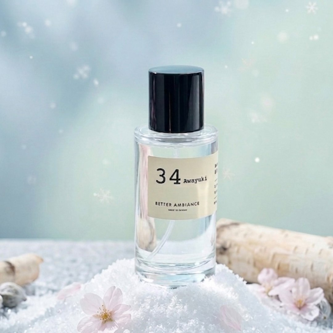 No.34 淡雪 香氛织品喷雾 50ml 人气款 - 香薰/精油/线香 - 玻璃 透明