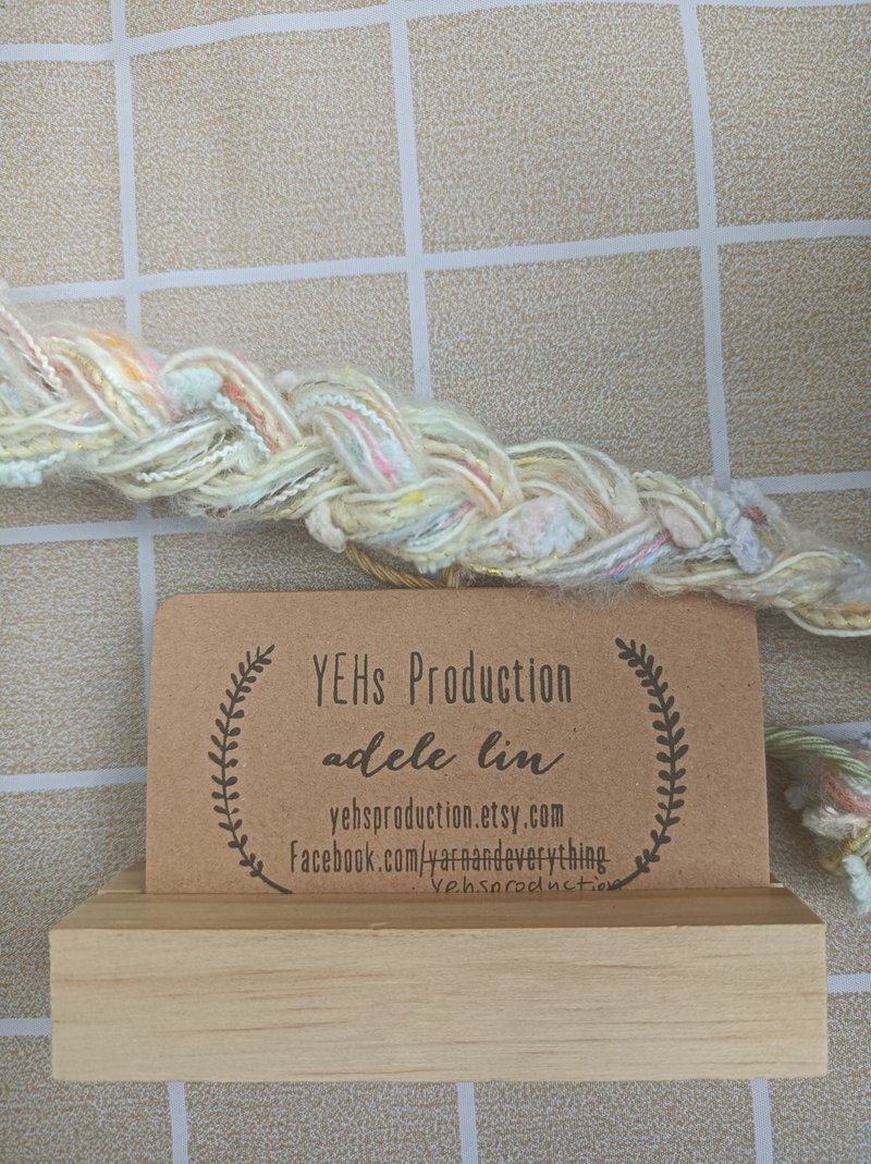 糖果纱线手编发带 - 发带/发箍 - 棉．麻 多色