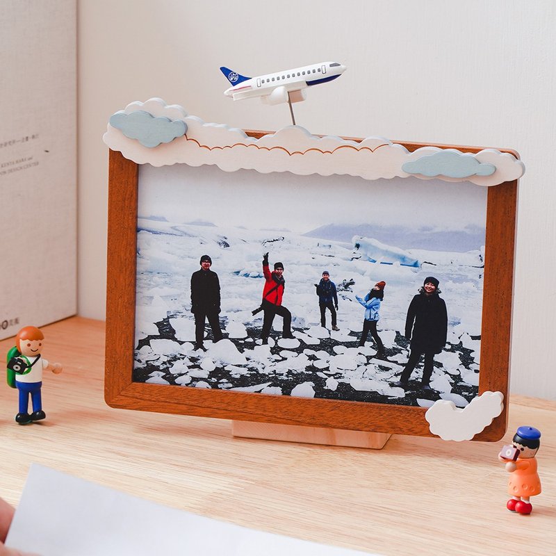 【飞机】摇摆相框音乐盒 4 X 6 相框 | Wooderful life - 相簿/相册 - 木头 多色