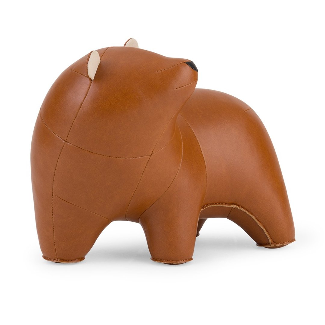 【门挡】熊 Bear Bero皮革动物摆饰  | 入厝礼物 生日礼物 送礼 - 摆饰 - 人造皮革 多色