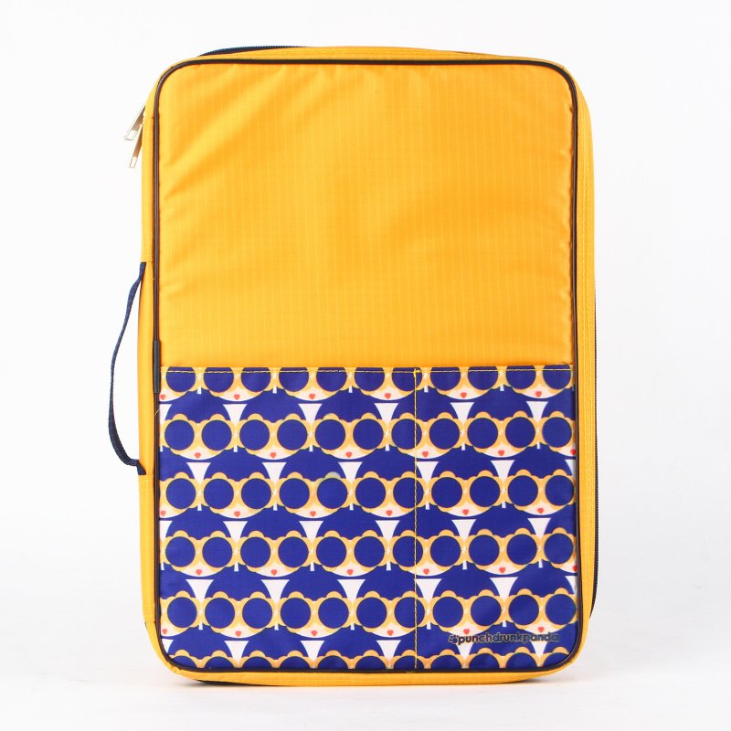 That Blue Girl Daily Organizer - 文件夹/资料夹 - 防水材质 黄色