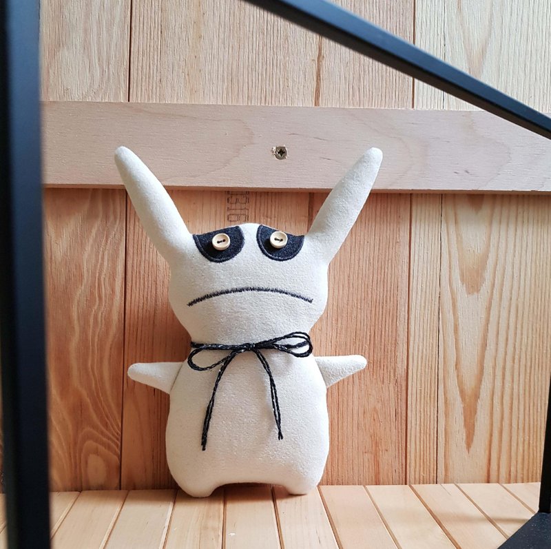 Crazy Rabbit PDF sewing pattern, tutorial in English, Creepy Halloween doll PDF - 手工艺教程/工具书 - 其他材质 