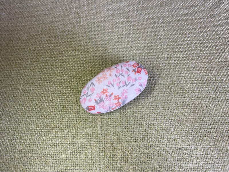 手作浏海夹 - 红花 - 发饰 - 其他材质 红色