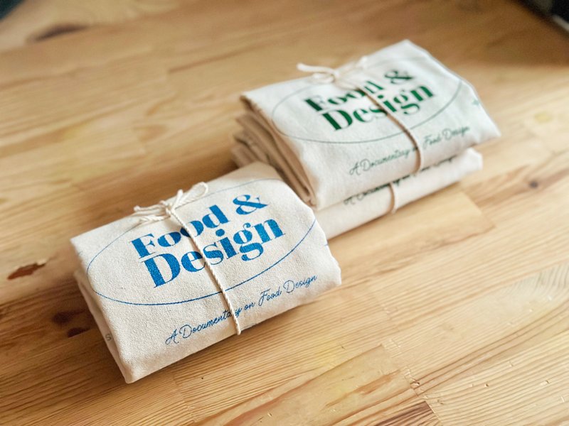 手工绢印托特包/帆布袋 - Food & Design 食物设计 电影周边商品 - 侧背包/斜挎包 - 其他材质 