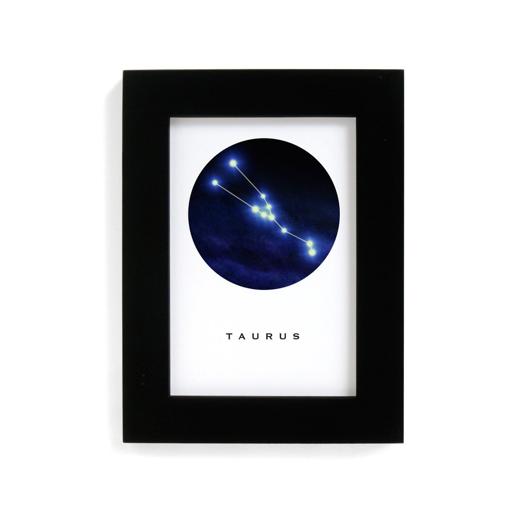 让爱发光 星座夜光画  创意生日礼物 牧羊座 金牛座 双子座 - 摆饰 - 纸 蓝色