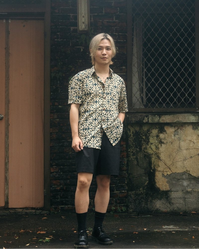 印度盖染工艺纯棉 男生衬衫 － 月桂绿 - 男装衬衫 - 棉．麻 多色