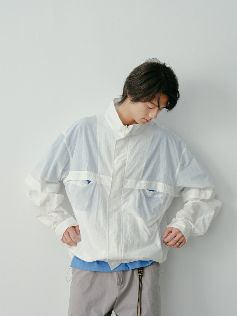 UPF60+ 轻薄透气抗皱防晒外套 - 男装上衣/T 恤 - 其他材质 多色