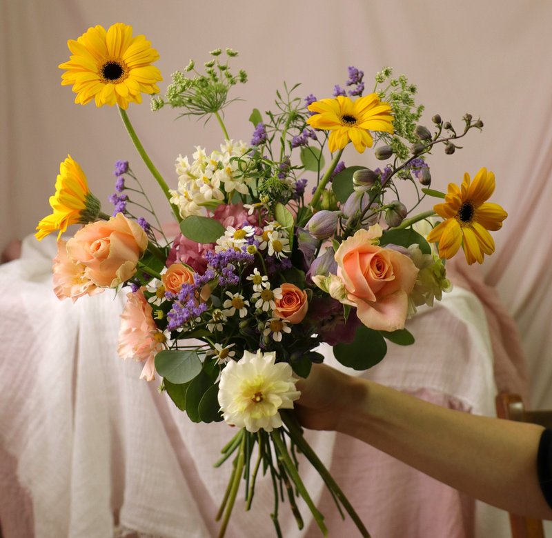 鲜花捧花 结婚捧花 新娘捧花 捧花 定制捧花 欧式捧花 质感 花礼 - 干燥花/捧花 - 植物．花 