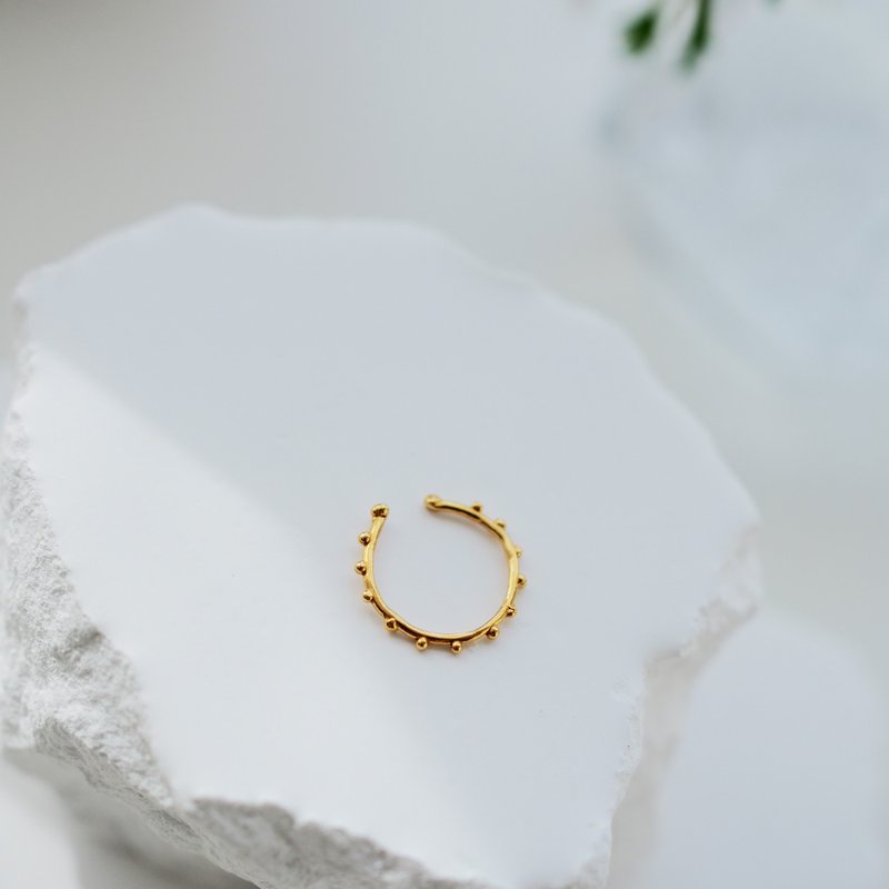 BIG耳套 银色 - 耳环/耳夹 - 银 银色