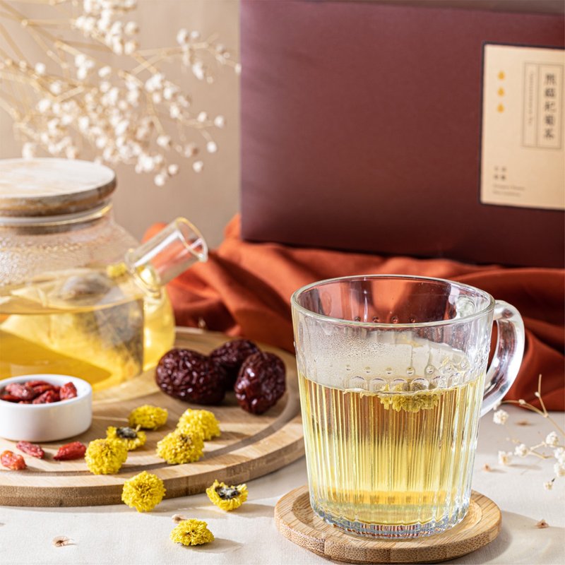 汉方茶 | 熊猫杞菊茶21入【明亮降火】无咖啡因养生茶 上班族救星 - 茶 - 新鲜食材 咖啡色