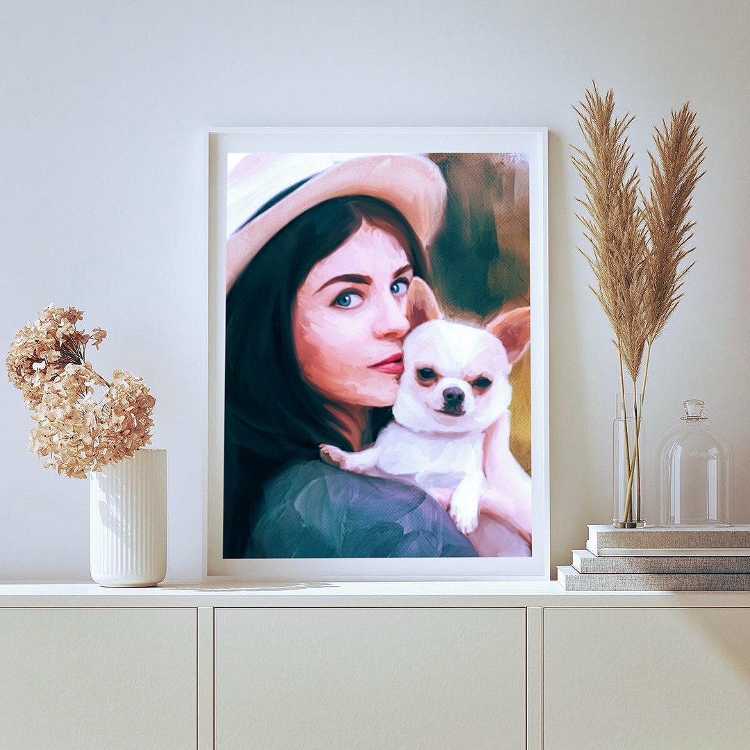 Custom digital portrait by photo, illustration painting - 电子手绘真人画像/绘画/插画 - 其他材质 