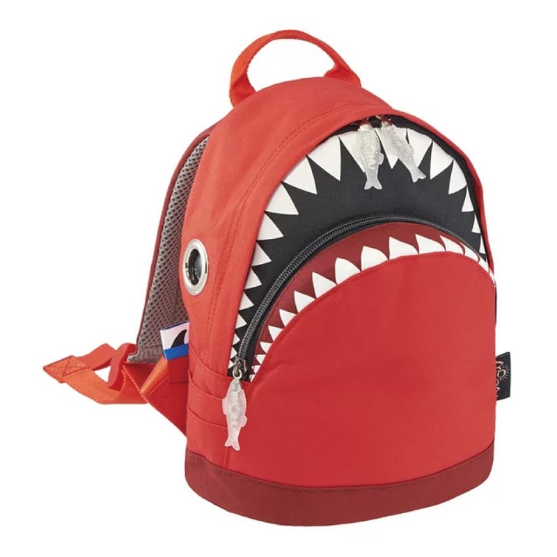 Morn Creations 正版鲨鱼背包(S)红/深红 (SK-204-RD) - 后背包/双肩包 - 其他材质 红色