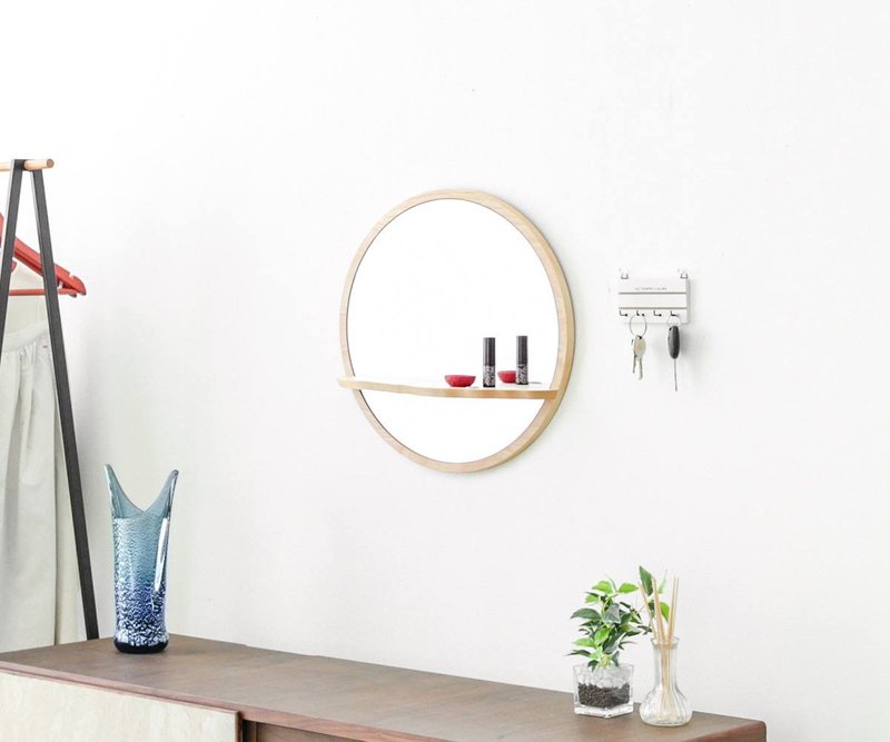 旭川家具 大雪木工 wakka 旭岳 挂镜 - 收纳用品 - 木头 