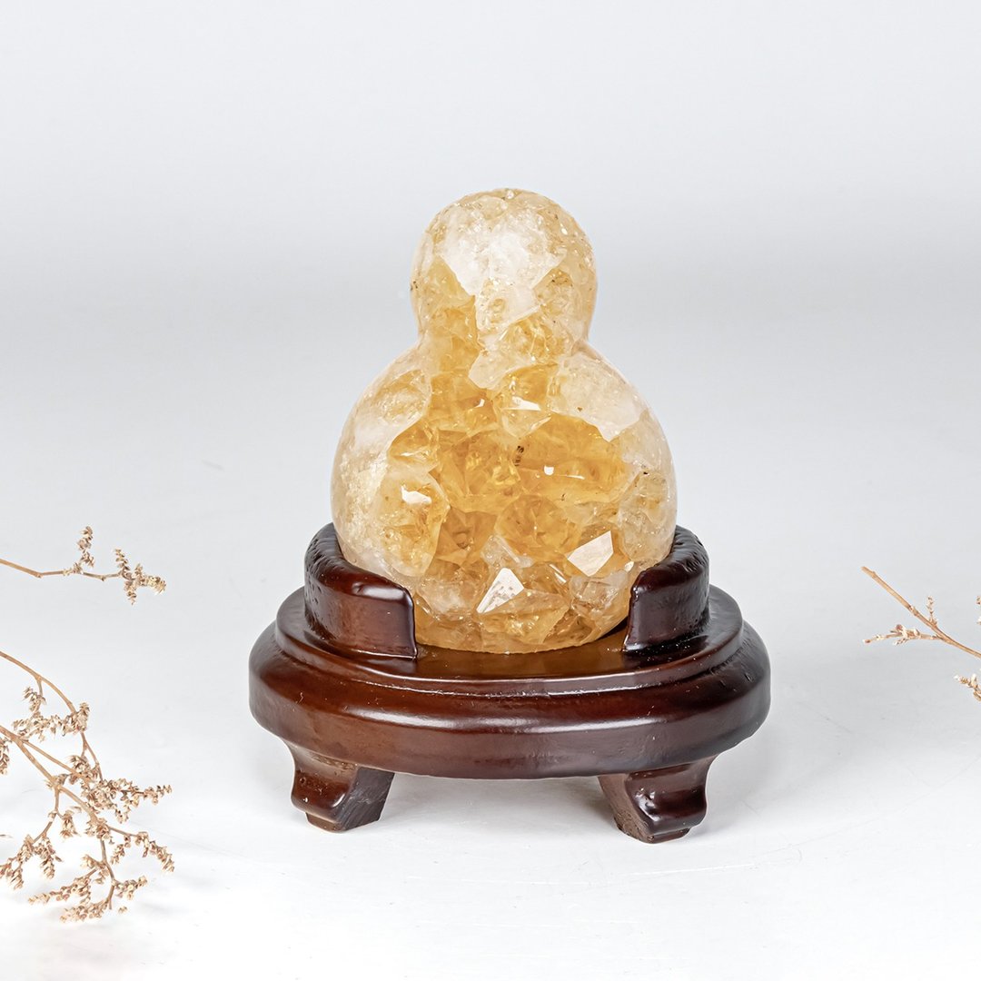 巴西黄晶花生 230232 - 摆饰 - 水晶 黄色