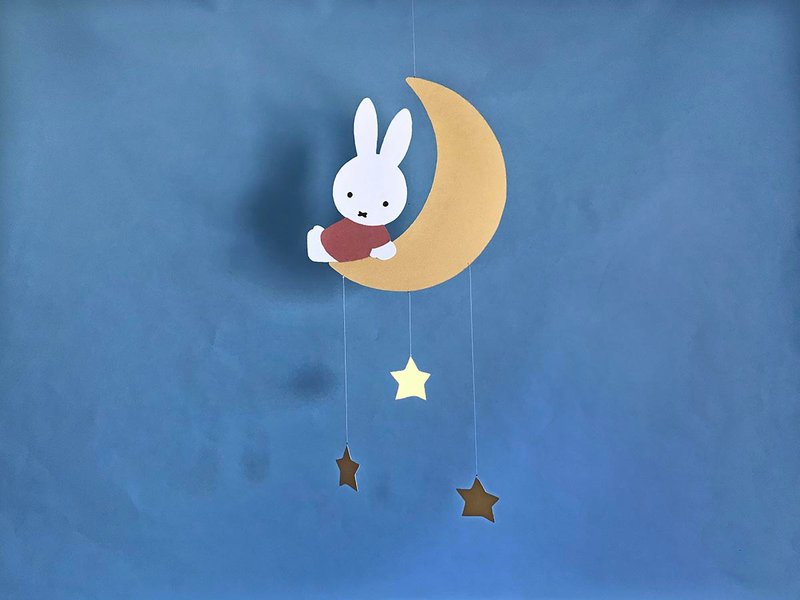 Pinkoi×miffy mobile-Wish Upon a star- - 其他 - 纸 多色