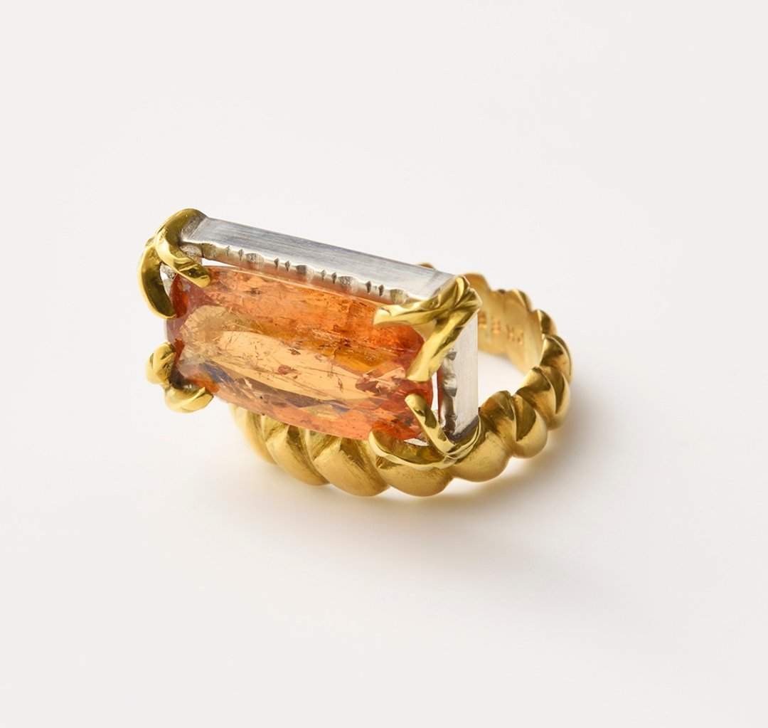 CR 47 (Imperial Topaz) - 戒指 - 其他金属 橘色