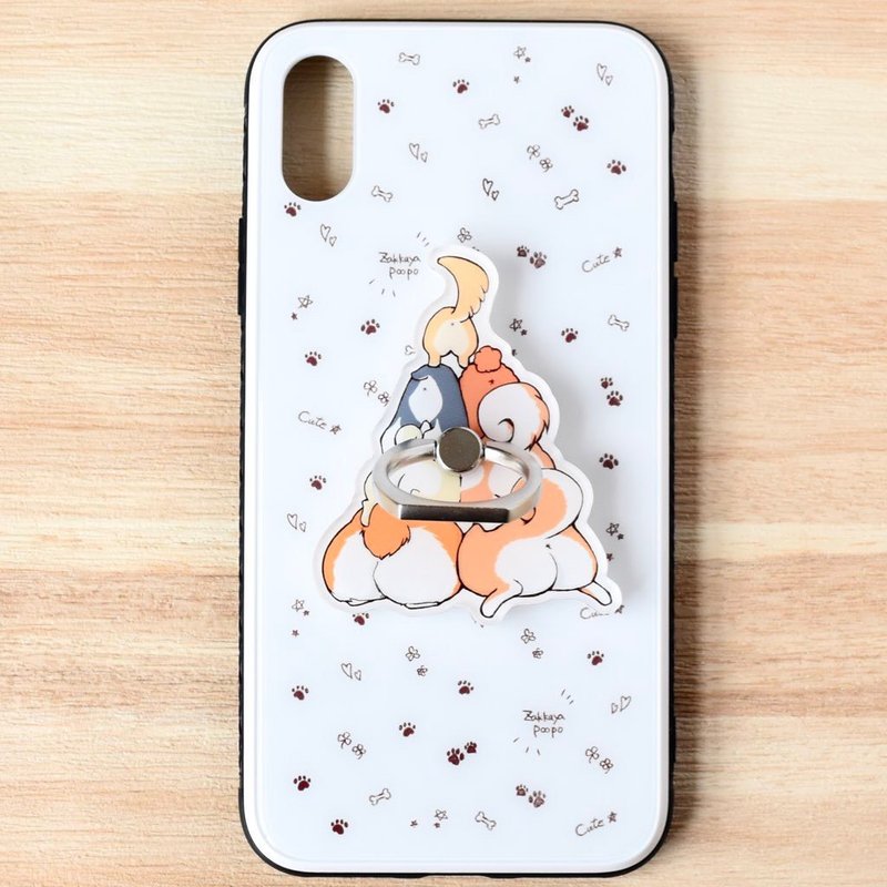 iPhone case and ring holder - 手机壳/手机套 - 其他材质 白色