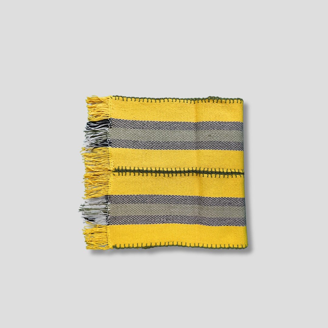 Qulih Balay 纯手工编织布料 桌巾 45 x 130 cm - 摆饰 - 棉 多色