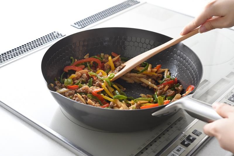 Arnest 日本燕三条制 eN 窒化中华炒锅 28cm - 锅具/烤盘 - 其他金属 灰色