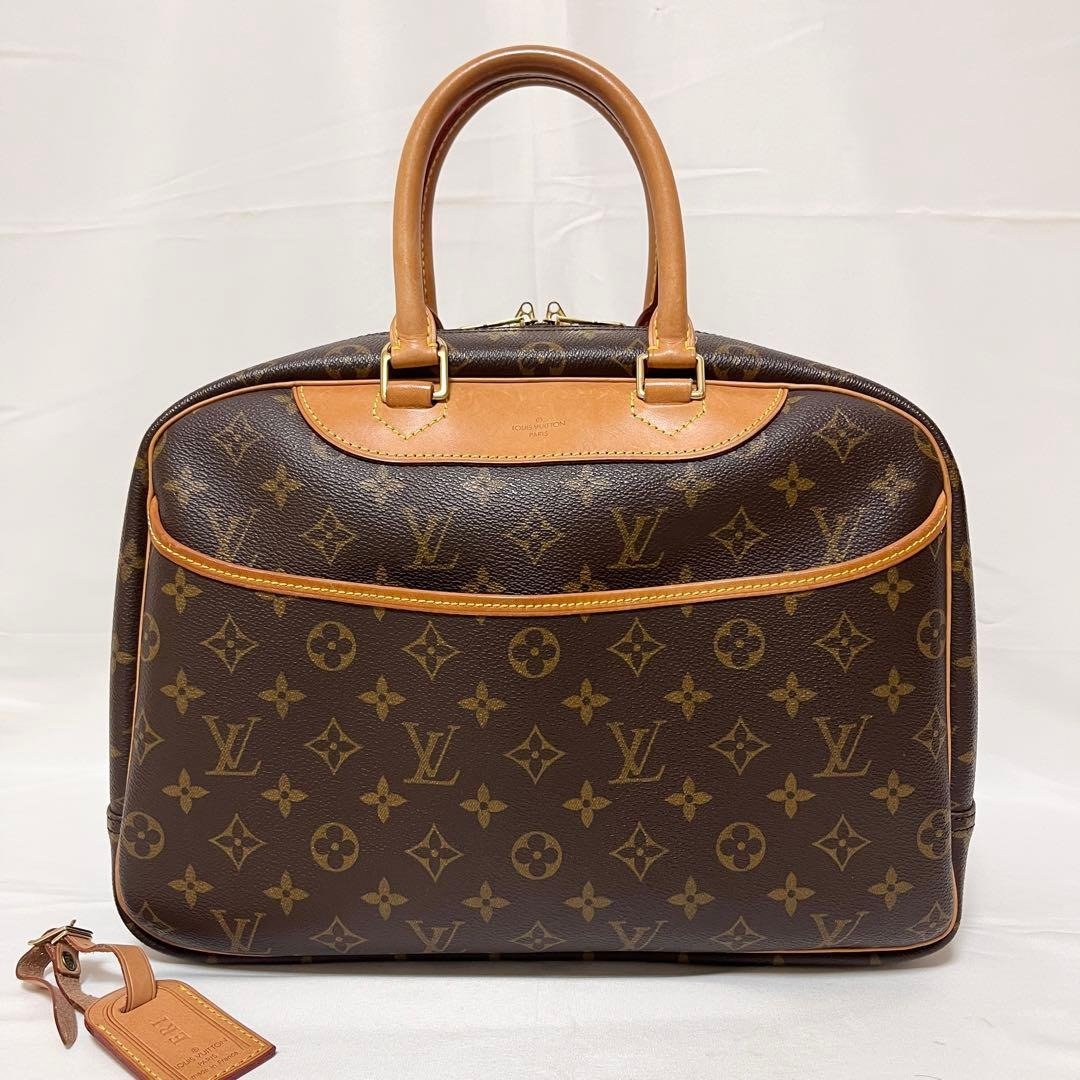 正品 LOUIS VUITTON (路易威登) Deauville Monogram PVC 手提包 M47270 极佳品况 日本直送 - 手提包/手提袋 - 其他材质 