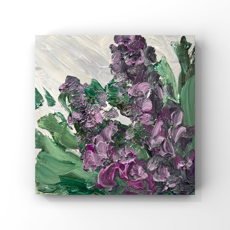 丁香花艺术丁香原创油画小花卉艺术品印象派 - 海报/装饰画/版画 - 其他材质 多色