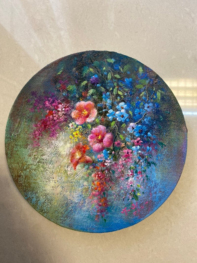 油画精品创作 迎向晨曦 (15cm*15cm) 现货 - 摆饰 - 其他材质 