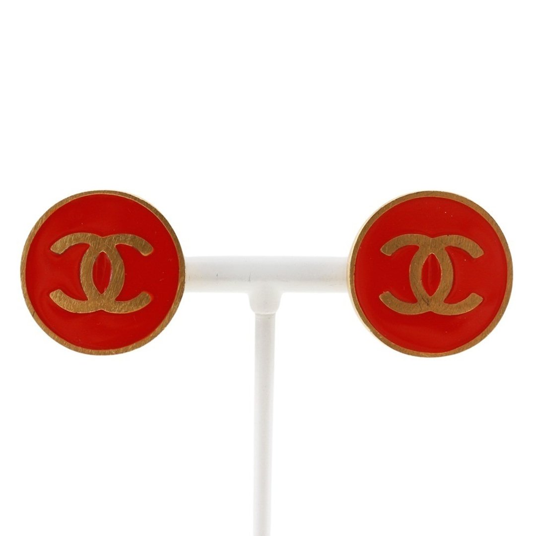 【日本直送】香奈儿 CHANEL 耳环 镀金 红色 约 8.5g 女仕 【二手品】 - 耳环/耳夹 - 其他金属 红色