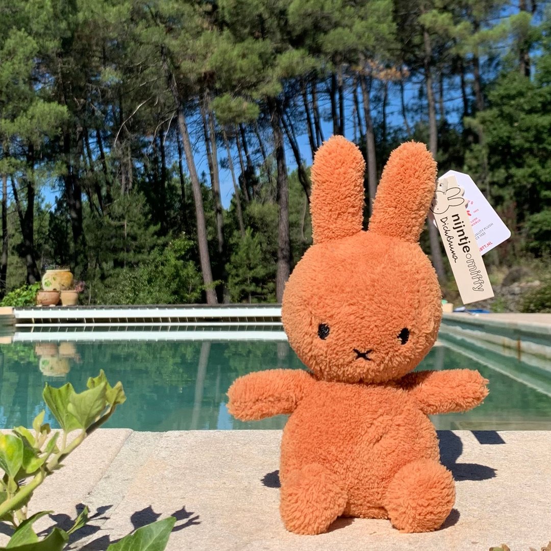 Bon Ton Toys | Miffy 米飞兔绒毛娃娃 Terry系列 暖橘 - 玩偶/公仔 - 其他材质 橘色