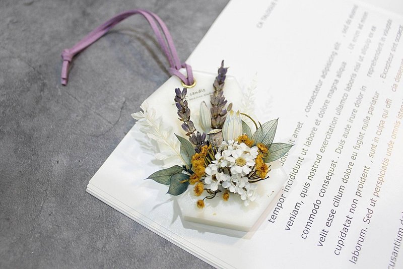 【高雄场】下班随手作 | 干燥花扩香蜡片 - 蜡烛/香氛 - 蜡 