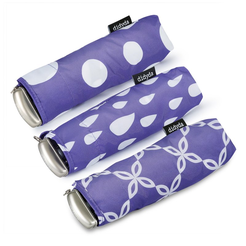 手开折伞 防晒超轻设计晴雨伞 - 三款紫色 - 雨伞/雨衣 - 防水材质 紫色