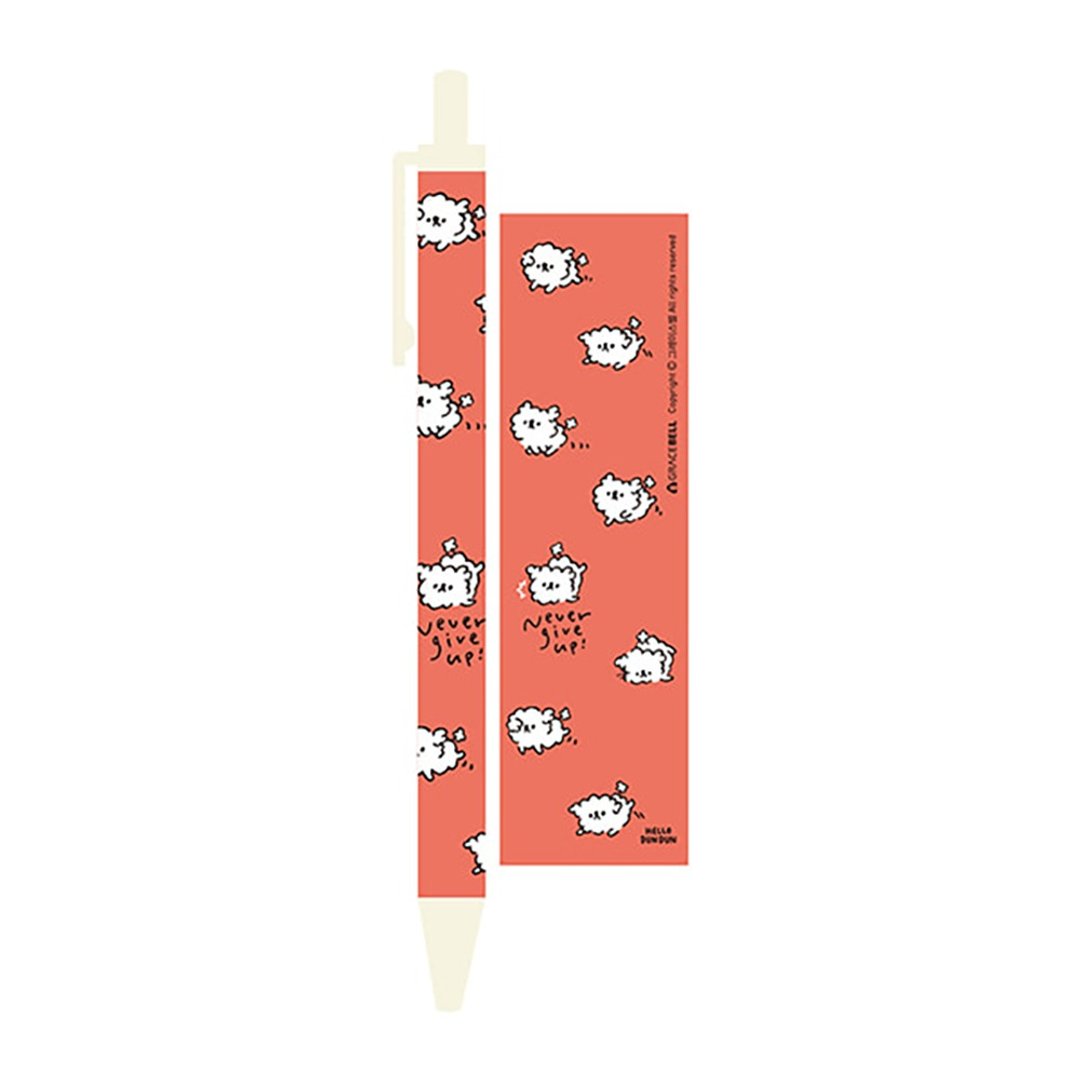 Hello DunDun 啰登登系列  励志原子笔 01.never give up - 圆珠笔/中性笔 - 塑料 