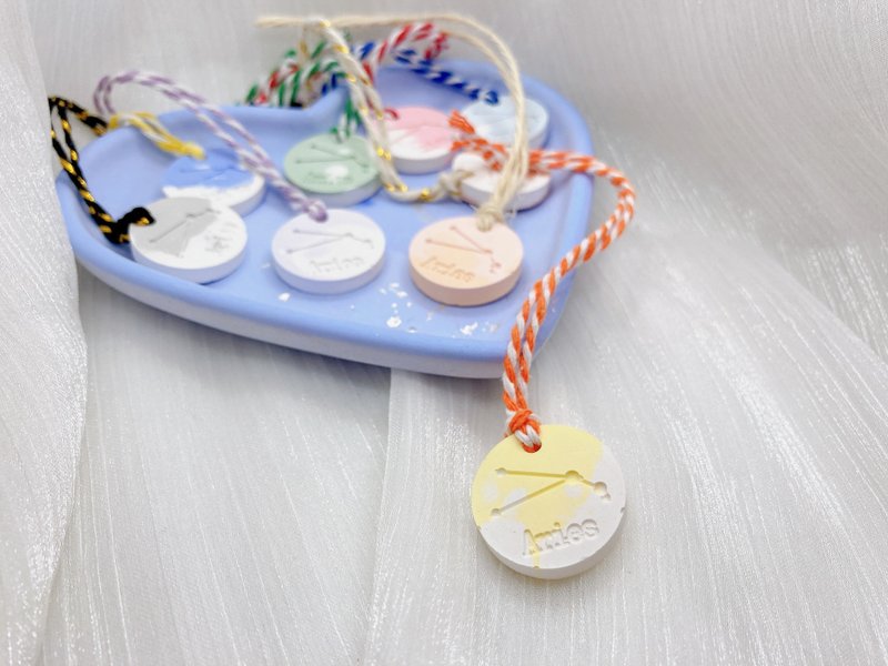 手作 扩香小吊牌 我就是我-牡羊座 - 香薰/精油/线香 - 其他材质 多色