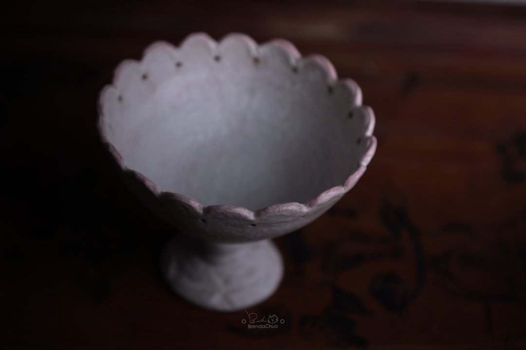 春郎陶-初夏系列(I)法式高台 10 cm - 盘子/餐盘/盘架 - 陶 