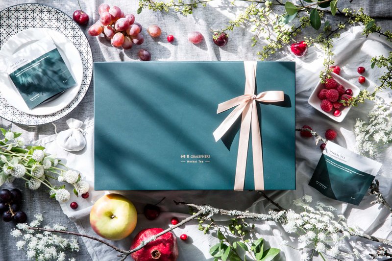 小草作 沁香森林花草茶礼 (可定制) 台湾包邮 - 茶 - 新鲜食材 绿色