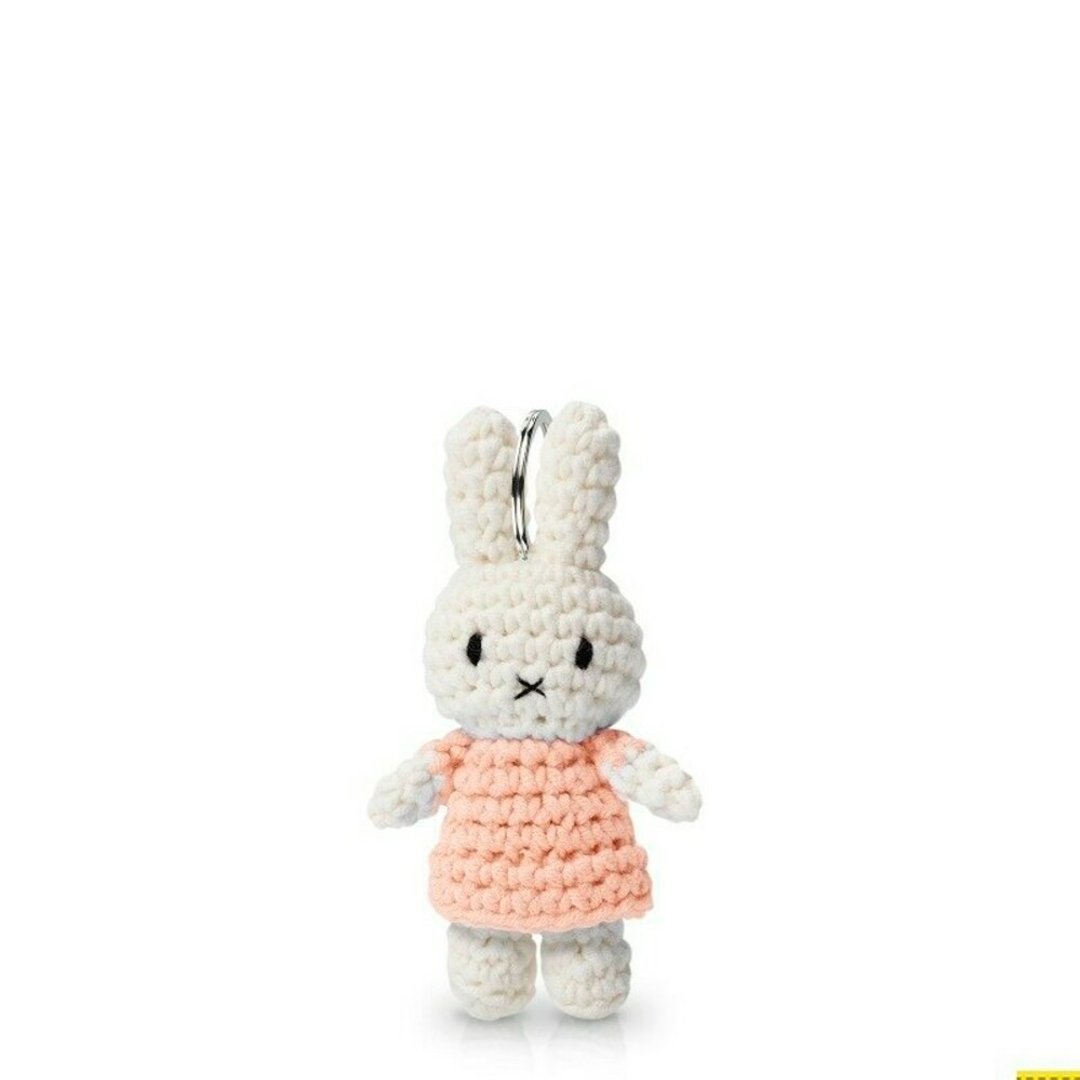 miffy 手工制米飞儿锁匙扣 - 钥匙链/钥匙包 - 棉．麻 多色