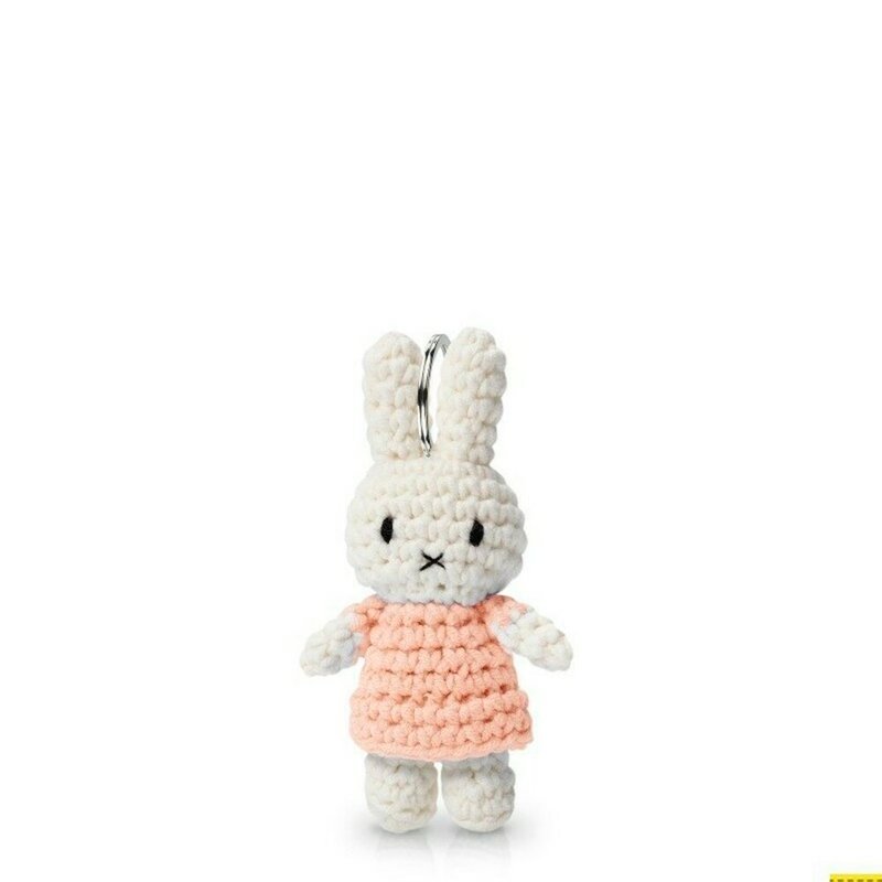 miffy 手工制米飞儿锁匙扣 - 钥匙链/钥匙包 - 棉．麻 多色