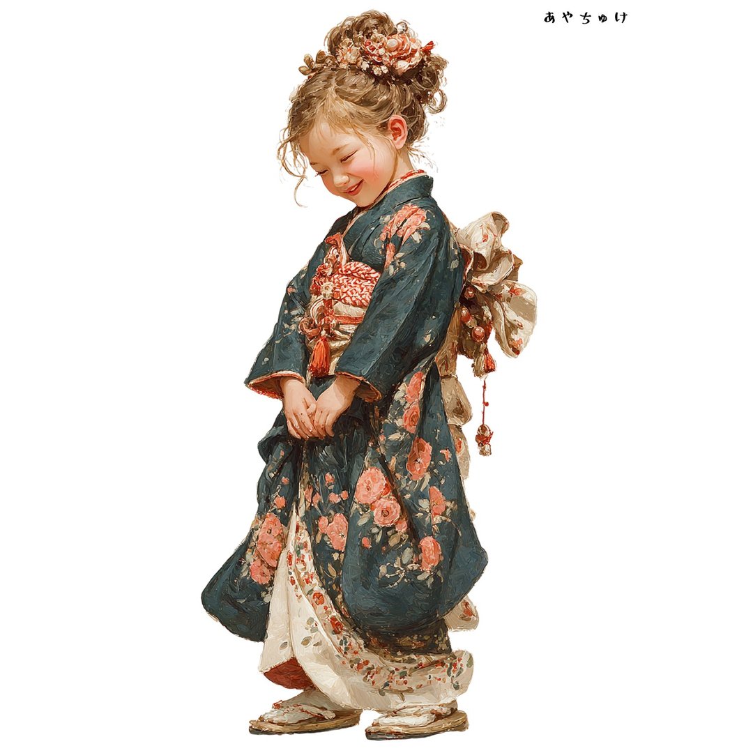 【12月新品4】07-114-0185 人物贴纸 和服复古 - 贴纸 - 纸 