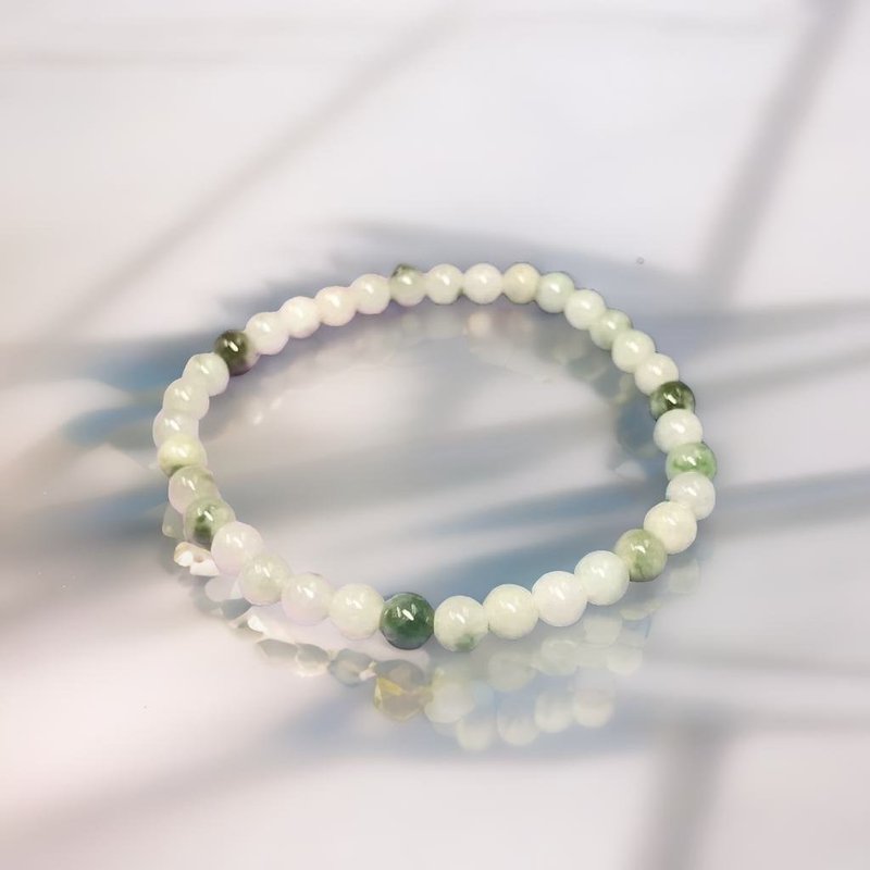 飘花翡翠手珠 | 天然缅甸A货翡翠 | 送礼 - 手链/手环 - 玉石 多色