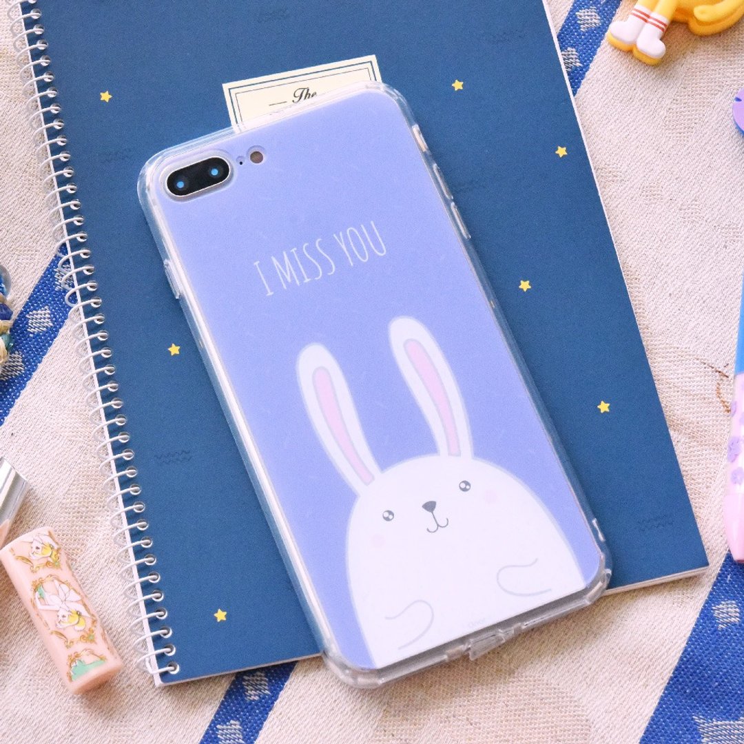 【MISS YOU 兔兔-紫】ONOR手机壳 U12 Plus XZ1 MATE 9 G6 iPhone - 手机壳/手机套 - 塑料 多色
